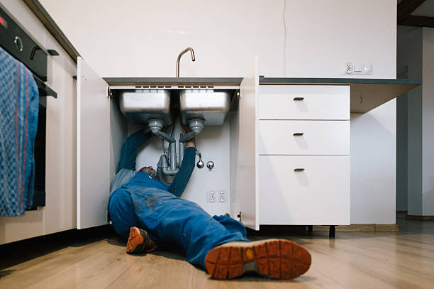 Professional Emergency Plumber technician working in Heislerville, NJ